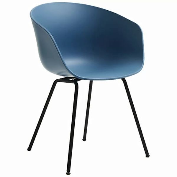 Sessel  About a chair AAC26 plastikmaterial blau / Recycelt - Hay - Blau günstig online kaufen