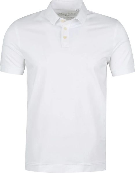 Blue Industry Polo Shirt Jersey Weiß - Größe XXL günstig online kaufen