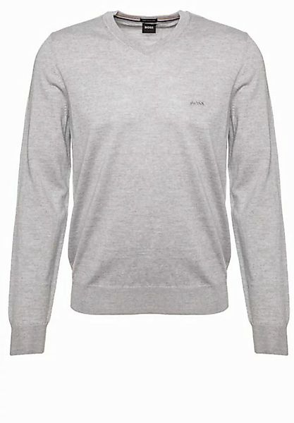 BOSS Strickpullover Baram-L mit Logo-Stick (1-tlg) günstig online kaufen