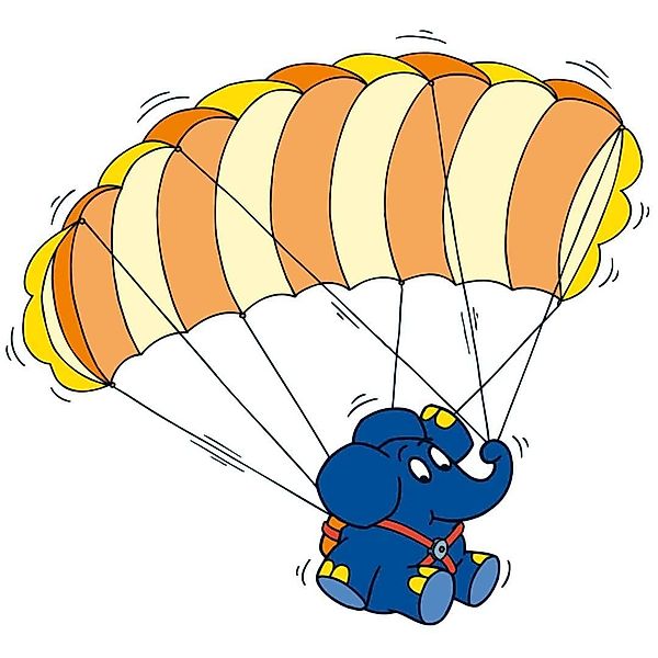 Die Maus Wandtattoo Kinderzimmer Wandbild Fallschirm günstig online kaufen