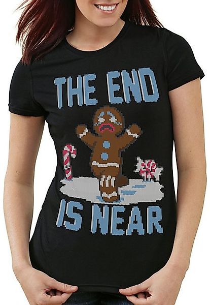 style3 T-Shirt The end is near Ugly Sweater weihnachtsmarkt pfefferkuchen x günstig online kaufen