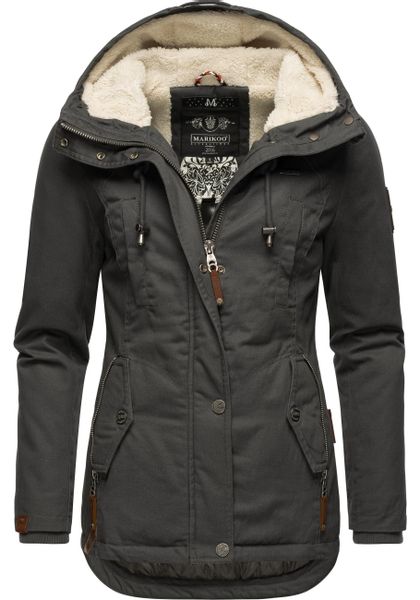 Marikoo Winterjacke "Bikoo" mit Kapuze sportliche Damen Outdoor Baumwolljac günstig online kaufen