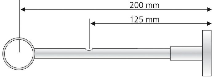 Liedeco Kombiträger für Gardinenstangen und Innenlaufprofile Ø 28 mm günstig online kaufen