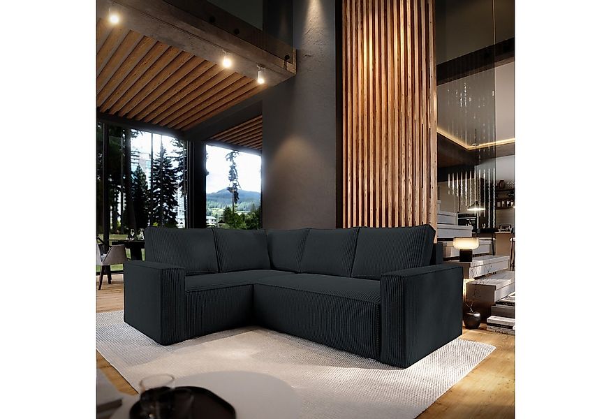 Masseno Ecksofa ESTANO mit Schlaffunktion L-Form, Sofa mit Bettkasten günstig online kaufen