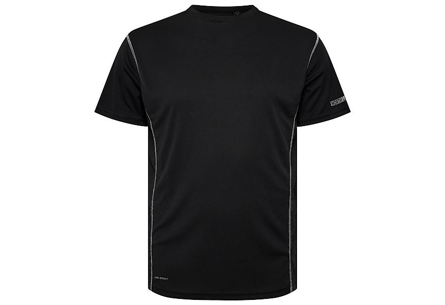 north 56 4 Rundhalsshirt North Latitude Funktions T-Shirt Übergrößen schwar günstig online kaufen