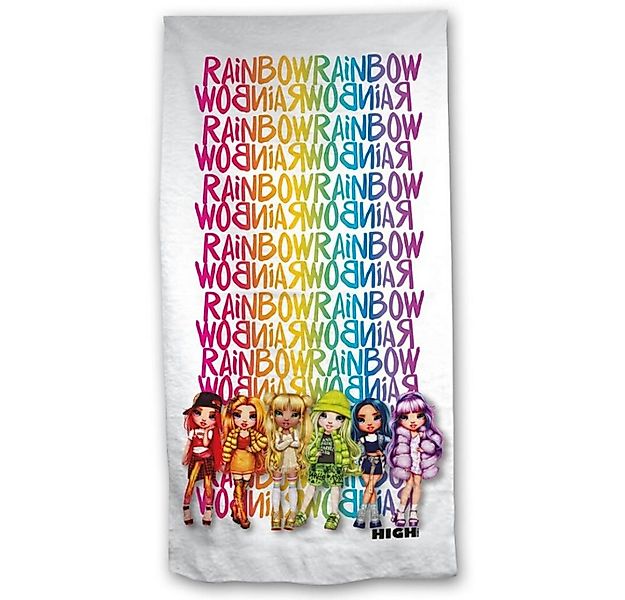 Rainbow High Strandtuch Rainbow High Girls Kinder Mikrofaser Badetuch XL 70 günstig online kaufen