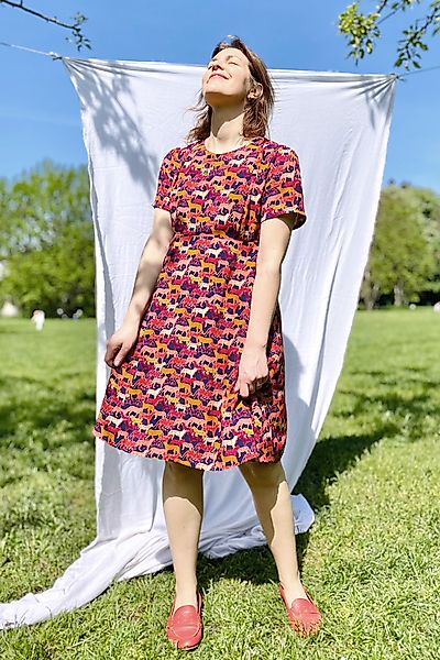 Kleid Kamelie Aus Viskose günstig online kaufen