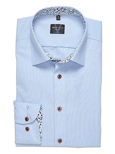 MARVELIS Langarmhemd Businesshemd, New York Kentkragen, bügelleicht günstig online kaufen