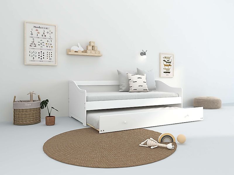 Home affaire Daybett "Arlo, inklusive 2 Matratzen + Lattenroste, Jugendbett günstig online kaufen