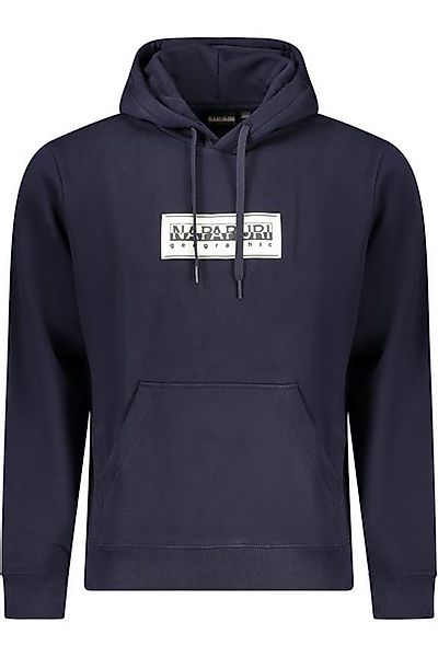 Napapijri Sweatshirt Herren Kapuzenpullover Blau: Entspannte Passform günstig online kaufen