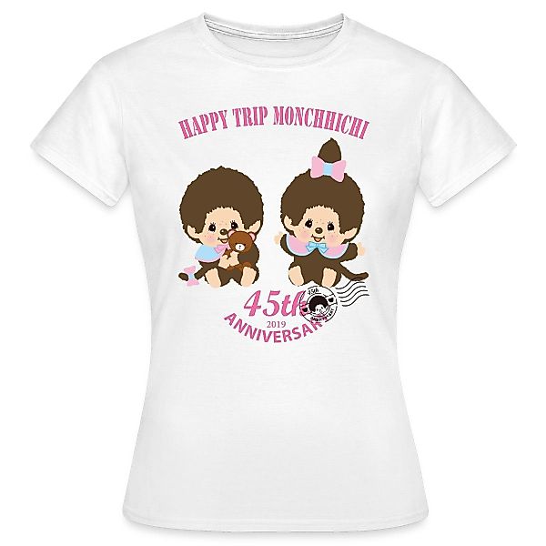 Spreadshirt T-Shirt Monchhichi 45 Jahre Geburtstag günstig online kaufen