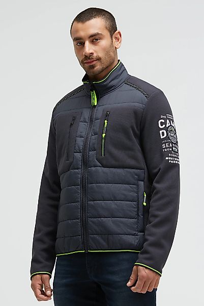 CAMP DAVID Fleecejacke ohne Kapuze mit Brusttaschen günstig online kaufen
