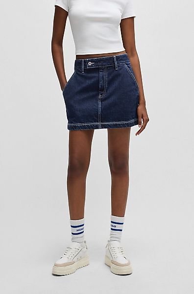 HUGO Blue Minirock "Garalia", mit Kontrastnähten günstig online kaufen