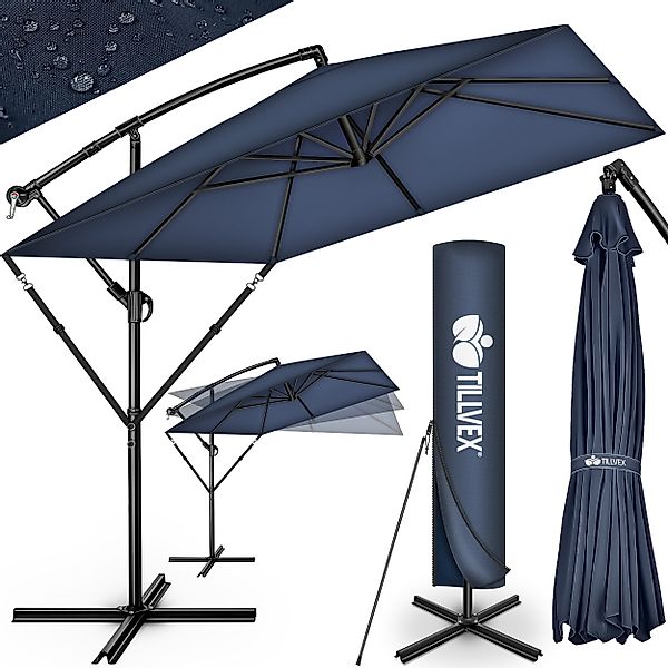 tillvex Sonnenschirm tillvex® Sonnenschirm eckig 235 günstig online kaufen