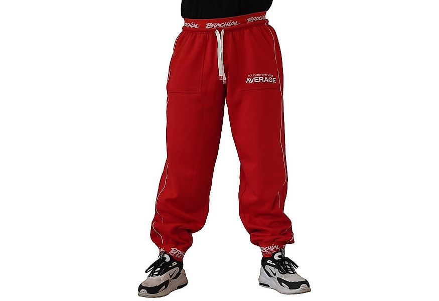 BRACHIAL THE LIFESTYLE COMPANY Sporthose Brachial Sporthose "Spacy" rot/wei günstig online kaufen