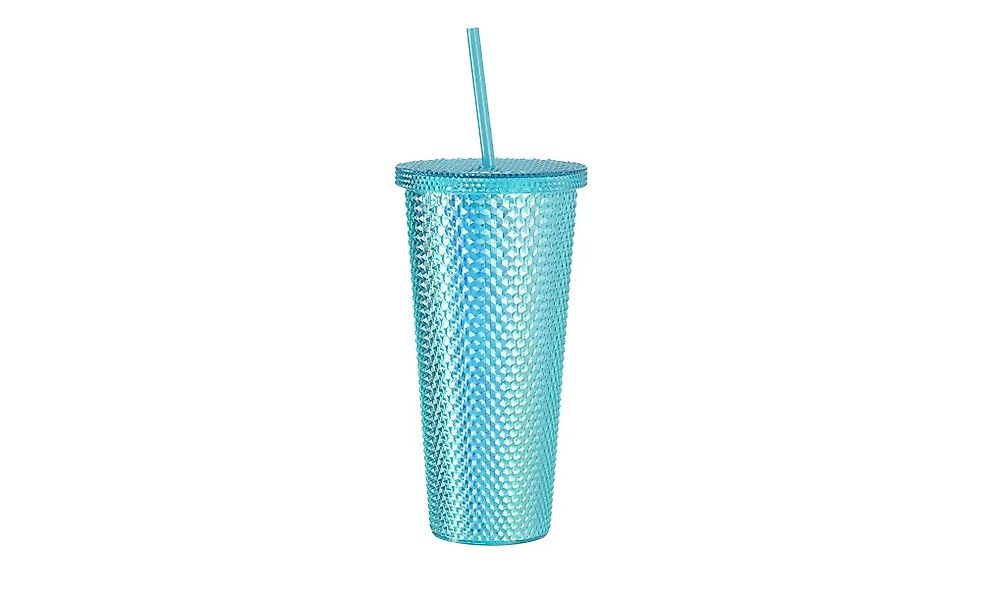 KHG Trinkbecher   ¦ türkis/petrol ¦ Kunststoff ¦ Maße (cm): B: 6,5 H: 20,5 günstig online kaufen