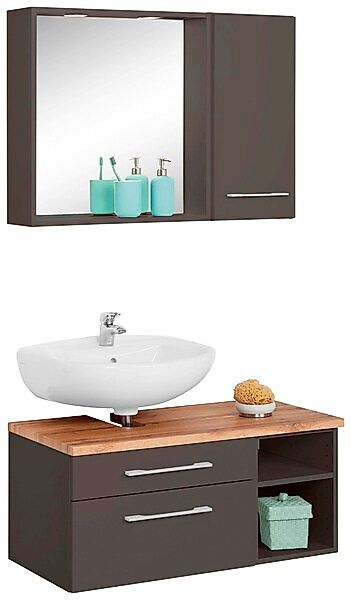 welltime Badmöbel-Set »Davos« 3 Stk. tlg. günstig online kaufen