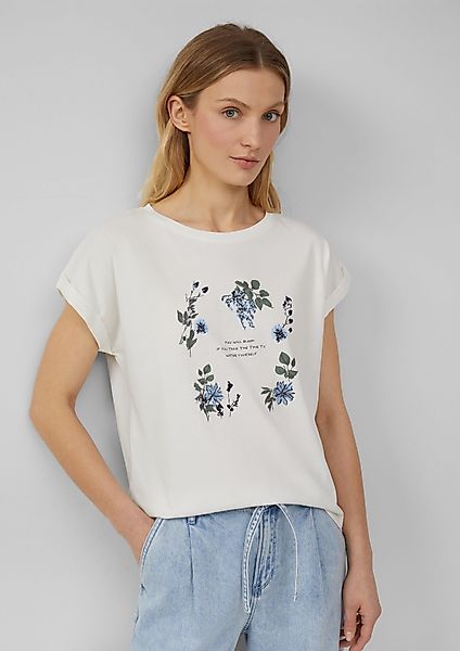 s.Oliver Shirttop T-Shirt mit Frontprint im günstig online kaufen