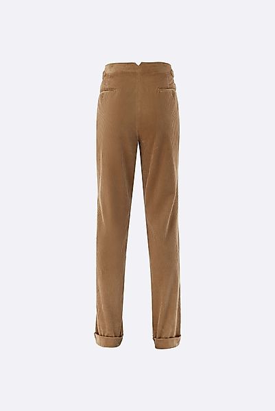 Kordhose mit Bundfalte Slim Fit günstig online kaufen