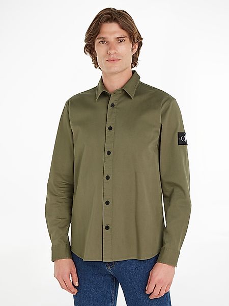 Calvin Klein Jeans Langarmhemd MONOLOGO BADGE günstig online kaufen