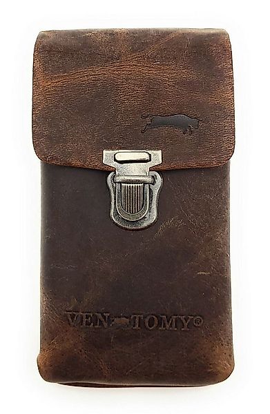Ven Tomy Gürteltasche kleine Hüfttasche Bikertasche aus robustem Hunterlede günstig online kaufen