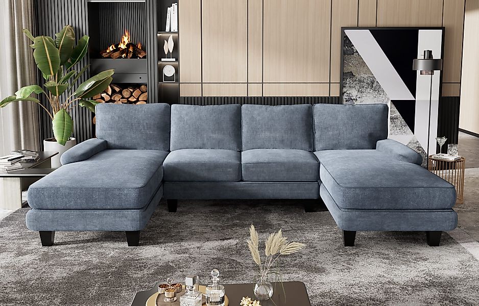 GUNJI Ecksofa Großes U-förmiges Sofas hoch günstig online kaufen