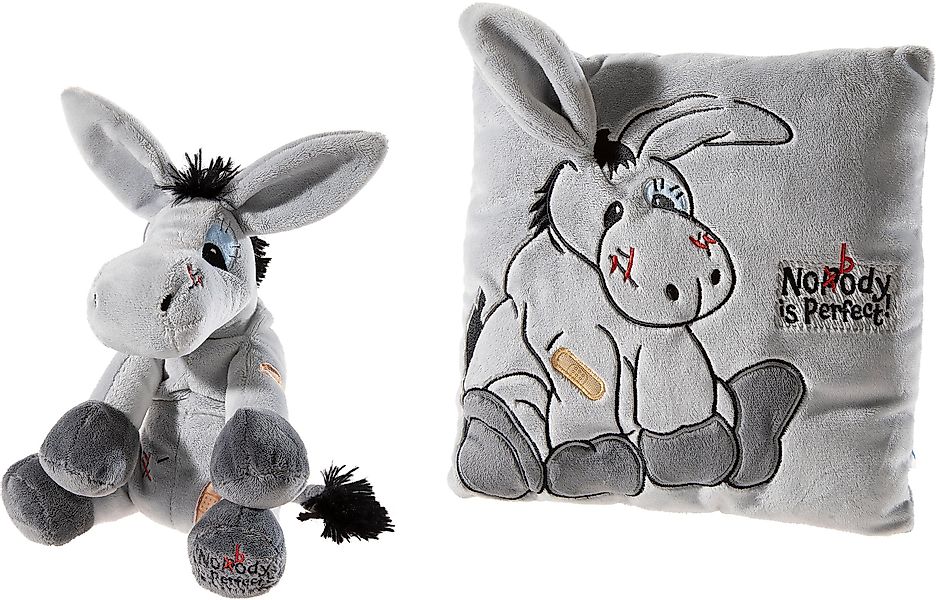 Heunec® Kuscheltier Esel Murphy und Kissen günstig online kaufen