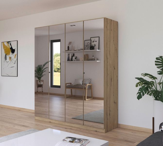 rauch Drehtürenschrank "Reflect" mit Spiegelfront, inkl. praktischer Innene günstig online kaufen