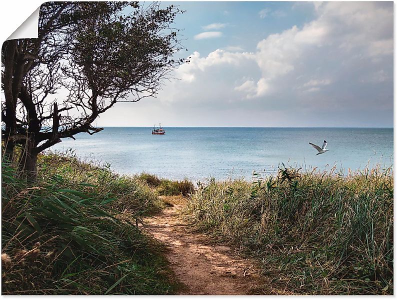 Artland Wandbild "Wege zum Meer....", Gewässer, (1 St.), als Leinwandbild, günstig online kaufen