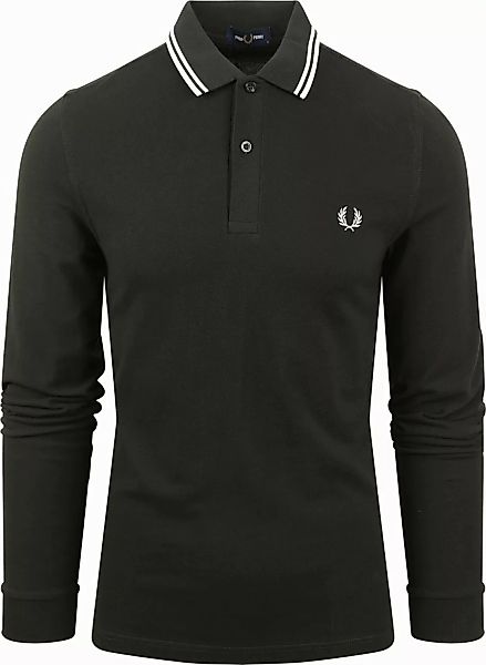 Fred Perry Langarm-Poloshirt Dunkelgrün T50 - Größe 3XL günstig online kaufen