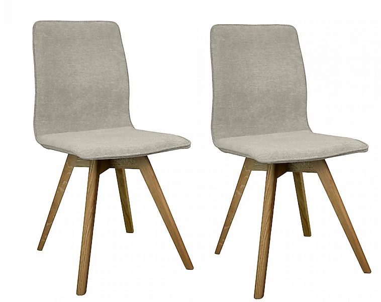 andas Esszimmerstuhl "Rania" (Set) 2 Stk. Microfaser Massivholzgestell, mit günstig online kaufen