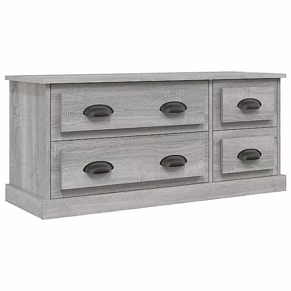 Vidaxl Tv-schrank Grau Sonoma 100x35,5x45 Cm Holzwerkstoff günstig online kaufen