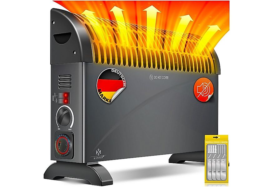 KESSER Konvektor, 2000 W, Konvektor 2000 Watt Heizgerät 24h Timer stufenlos günstig online kaufen