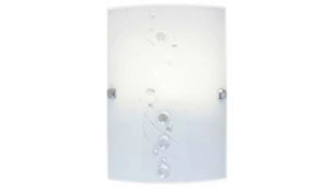 Weiße Wandleuchte Glas eckig E27 blendarm OCTAVIA günstig online kaufen