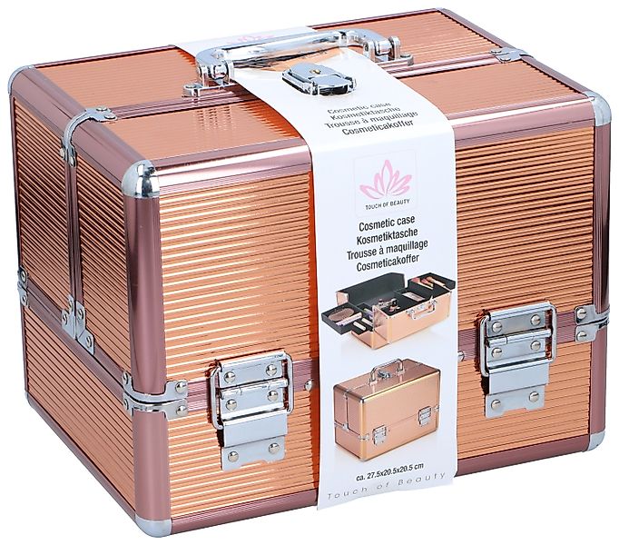 habeig Kosmetikkoffer Make-up Koffer Rosa groß günstig online kaufen