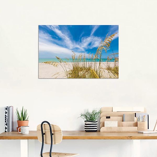 Artland Wandbild "Himmlische Stille am Strand", Strandbilder, (1 St.), als günstig online kaufen