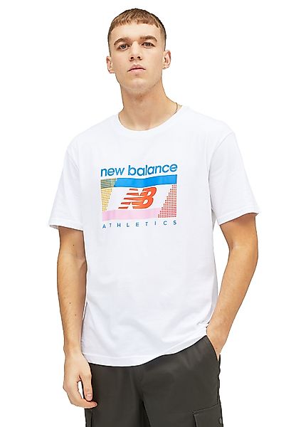 New Balance Herren T-Shirt ATH AMP TEE MT21502 WT Weiß günstig online kaufen