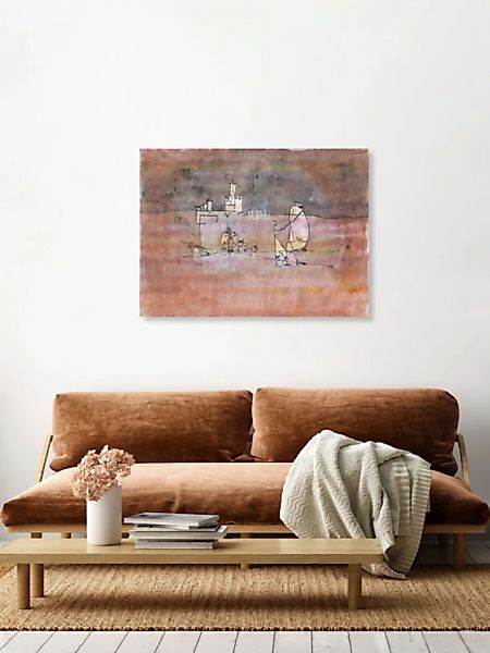 Poster / Leinwandbild - Paul Klee: Episode Vor Einer Arabischen Stadt günstig online kaufen