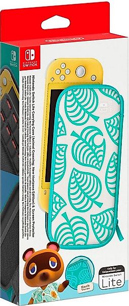 Nintendo Switch Spielekonsolen-Tasche Animal Crossing Edition + Schutzfolie günstig online kaufen