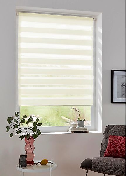 my home Doppelrollo "MARANO" Lichtschutz Sichtschutz  Verdunkelung ohne Boh günstig online kaufen