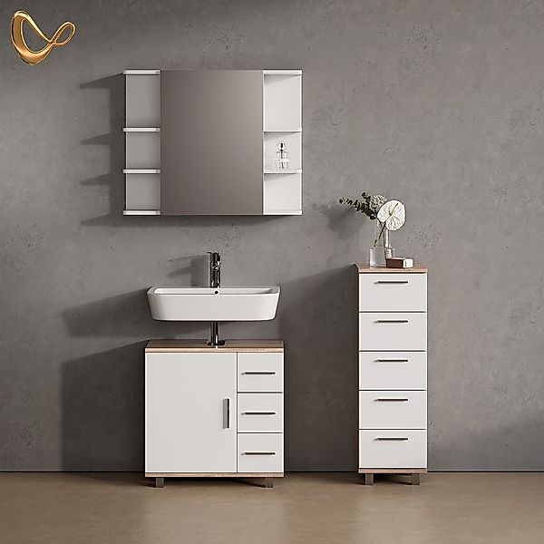 Livinity® Midischrank Eisak, Sonoma, 30 x günstig online kaufen