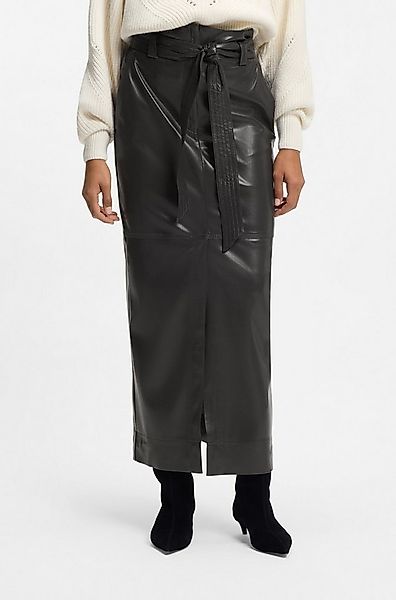 BOSS ORANGE Bleistiftrock Vacaro Premium Damenmode in Lederoptik, mit Gürte günstig online kaufen