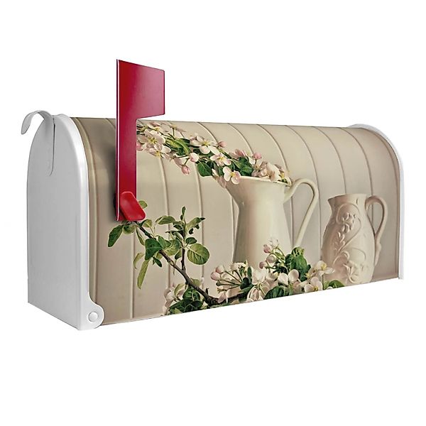 Banjado Amerikanischer Briefkasten Weiß 48x22x16cm US Mailbox Letterbox Pos günstig online kaufen