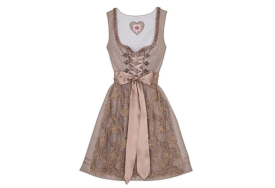 Spieth & Wensky Dirndl Baldwin-Dirndl kurz 2-teiliges Midi-Dirndl Kleid Dir günstig online kaufen