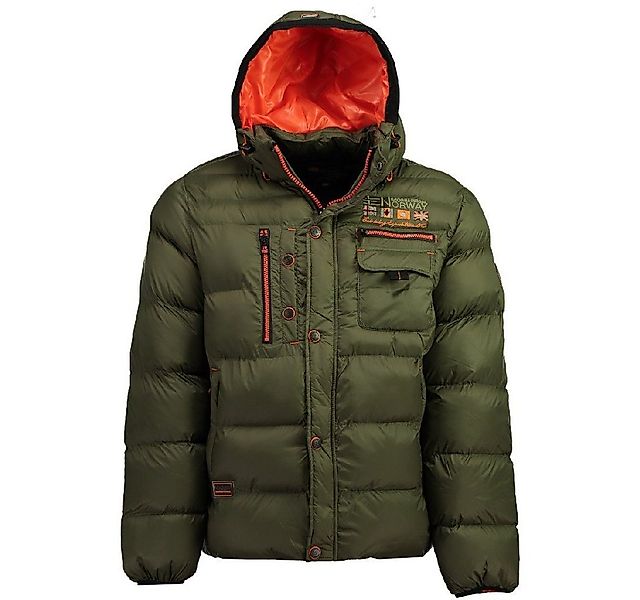 Geographical Norway Winterjacke Herren Steppjacke in Unifarbe, mit abnehmba günstig online kaufen