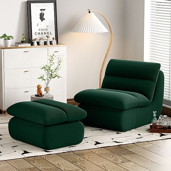 STILVORA Sitzsack Relaxsessel cord Lazy sofa günstig online kaufen