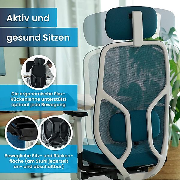 Ergotopia Bürostuhl MasterBack ergonomischer Schreibtischstuhl mit günstig online kaufen