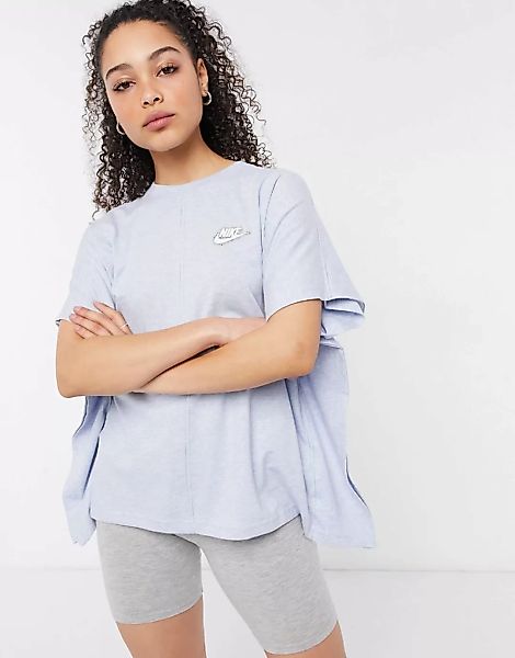 Nike – Earth Day – Oversize-T-Shirt in Babyblau günstig online kaufen