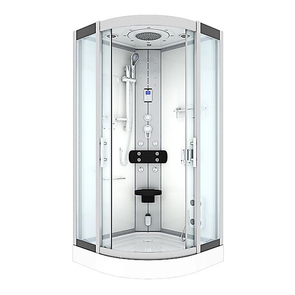 AcquaVapore Dampfdusche Duschtempel Sauna Dusche Duschkabine D46-10T2-EC 90 günstig online kaufen