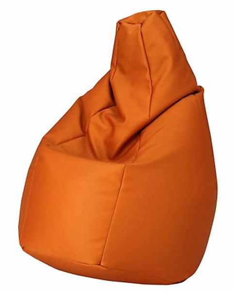 Sitzkissen Sacco Outdoor textil orange / outdoorgeeignet - Stoff - Zanotta günstig online kaufen